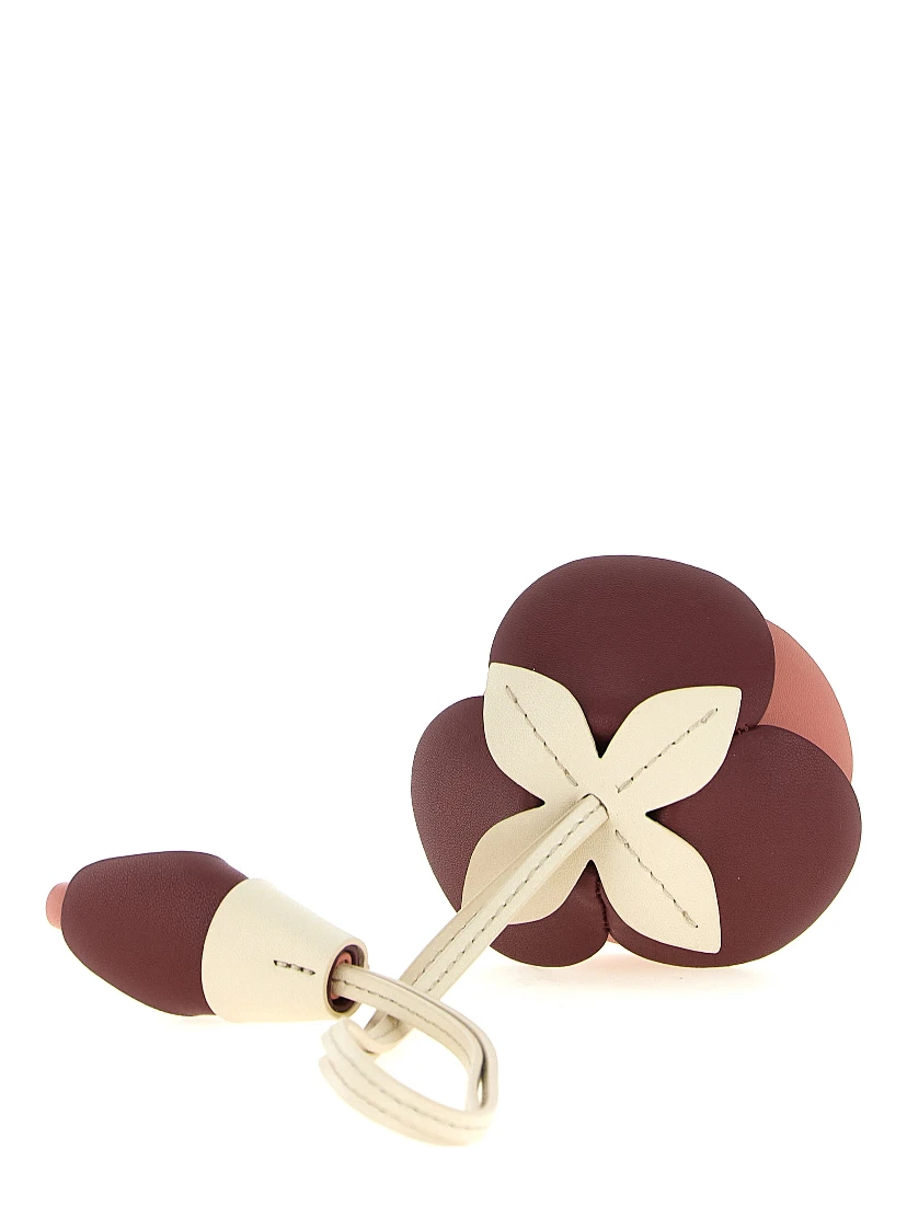 Multicolor Calfskin Keychain