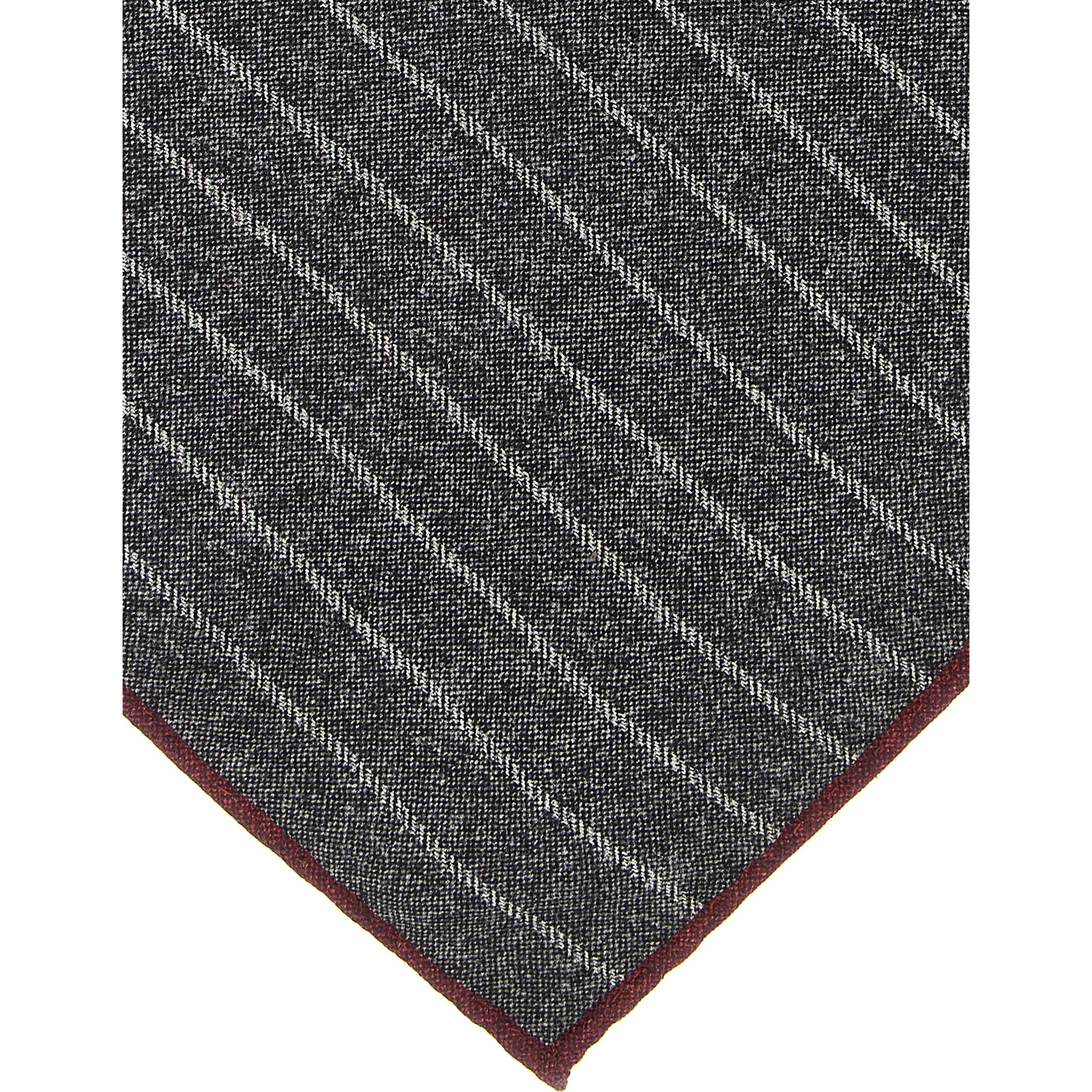 Gray Silk Pocket Square
