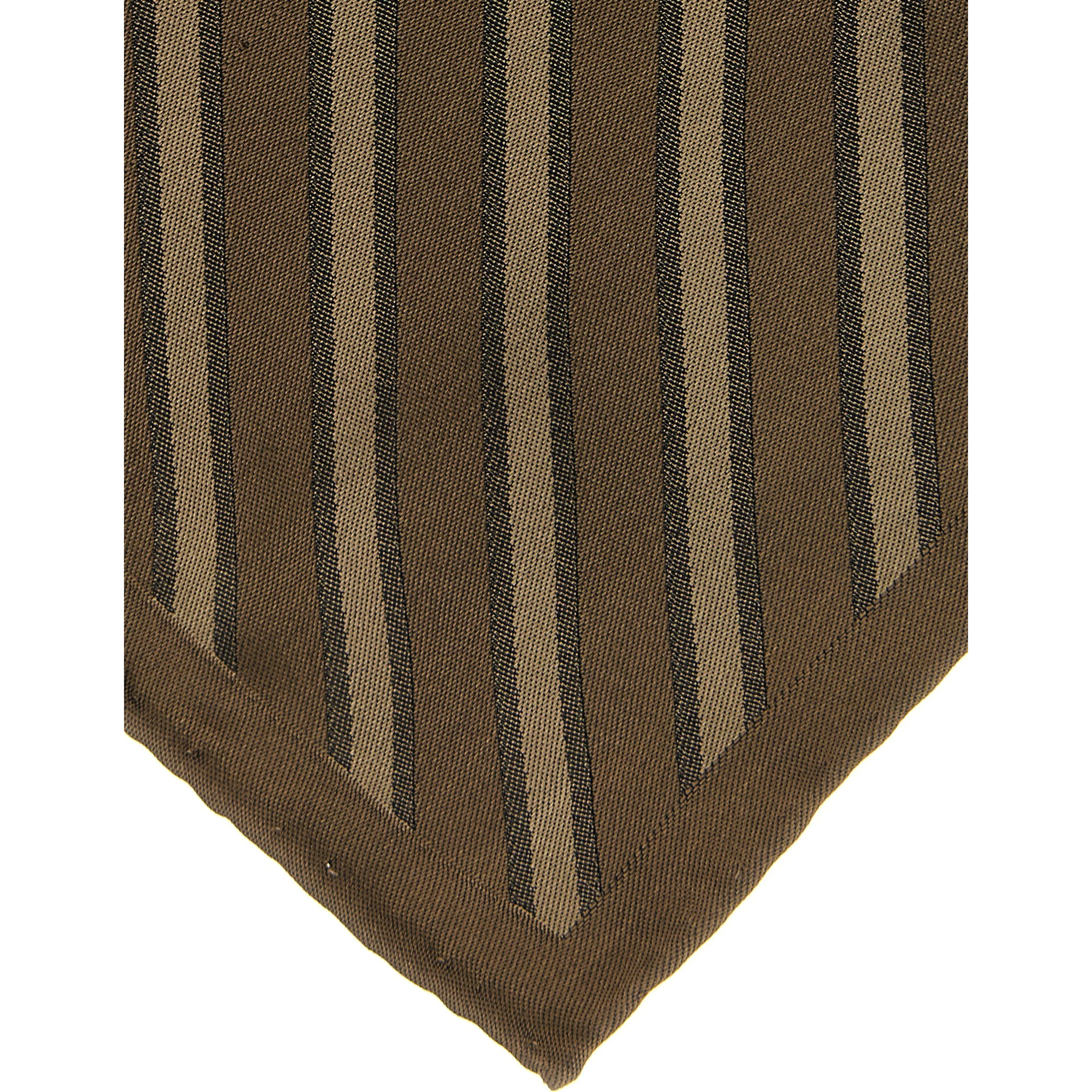 Brown Silk Foulard