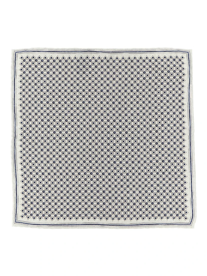 Multicolor Silk Foulard