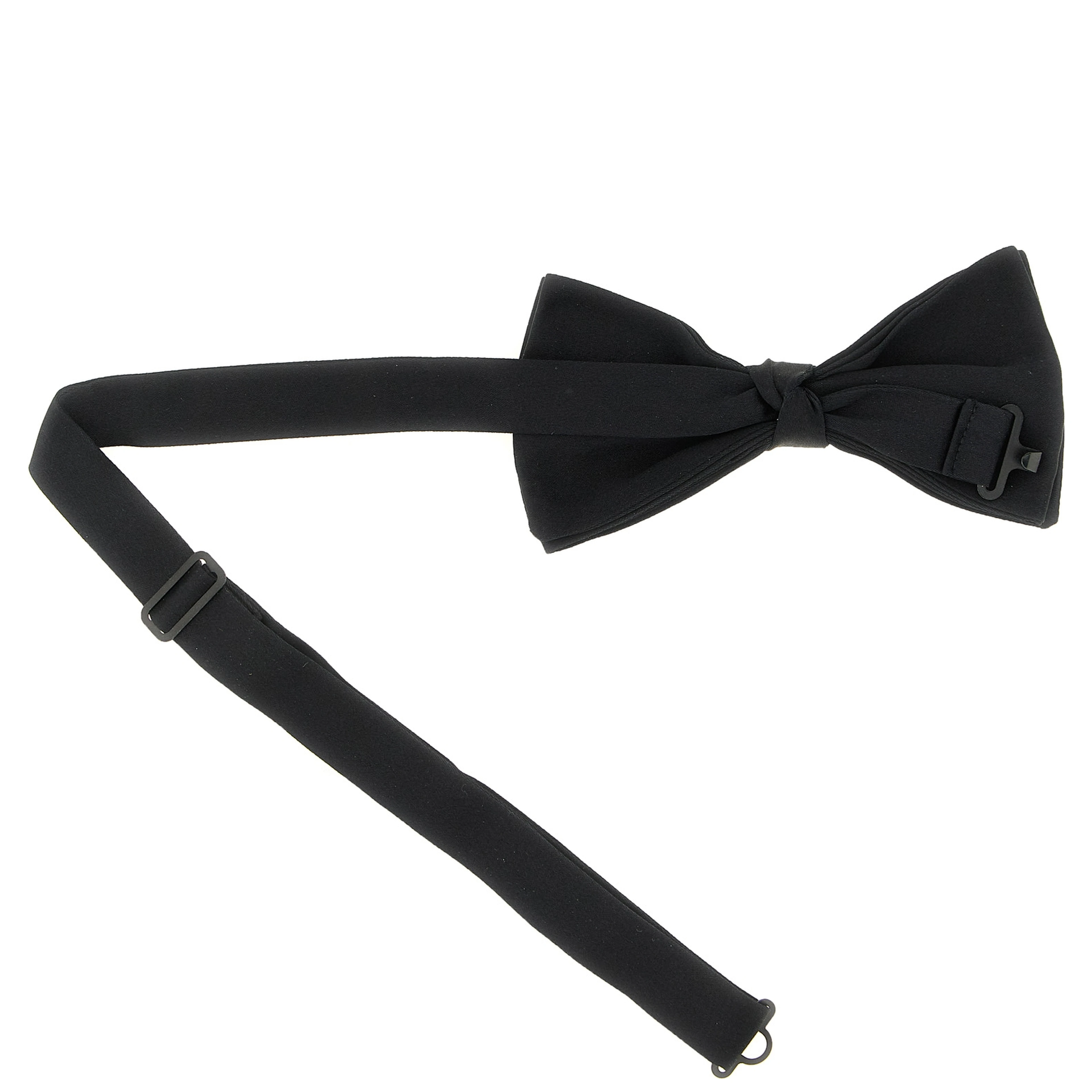Black Silk Bowtie