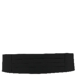 Black Polyester Cummerbund
