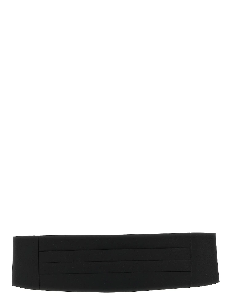 Black Polyester Cummerbund