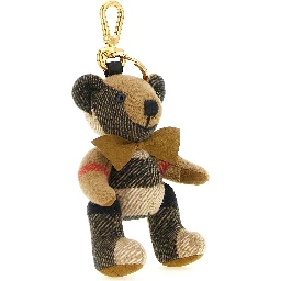 Beige Cashmere Keychain