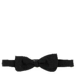 Black Polyester Bowtie