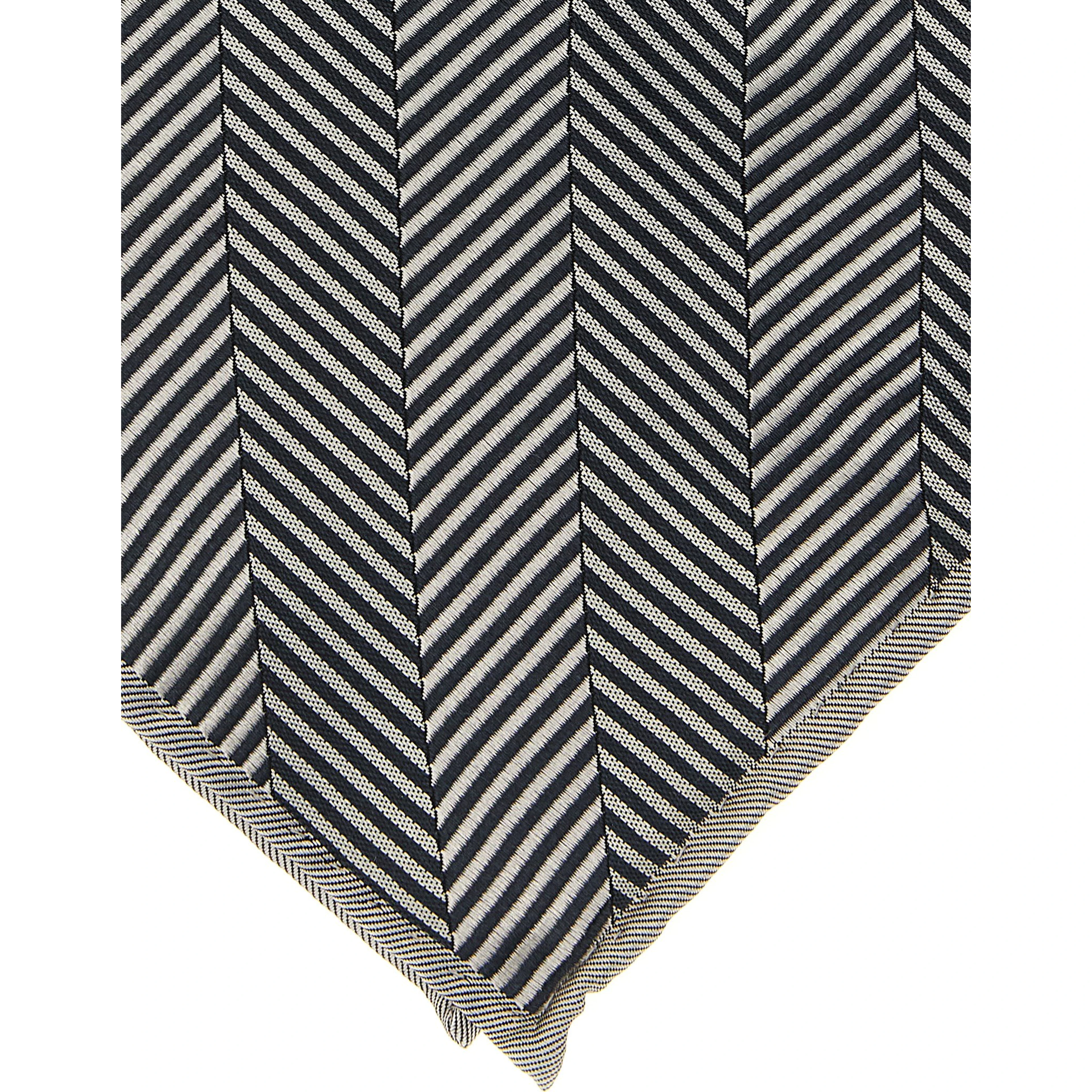 Gray Silk Pocket Square