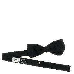 Black Polyester Bowtie