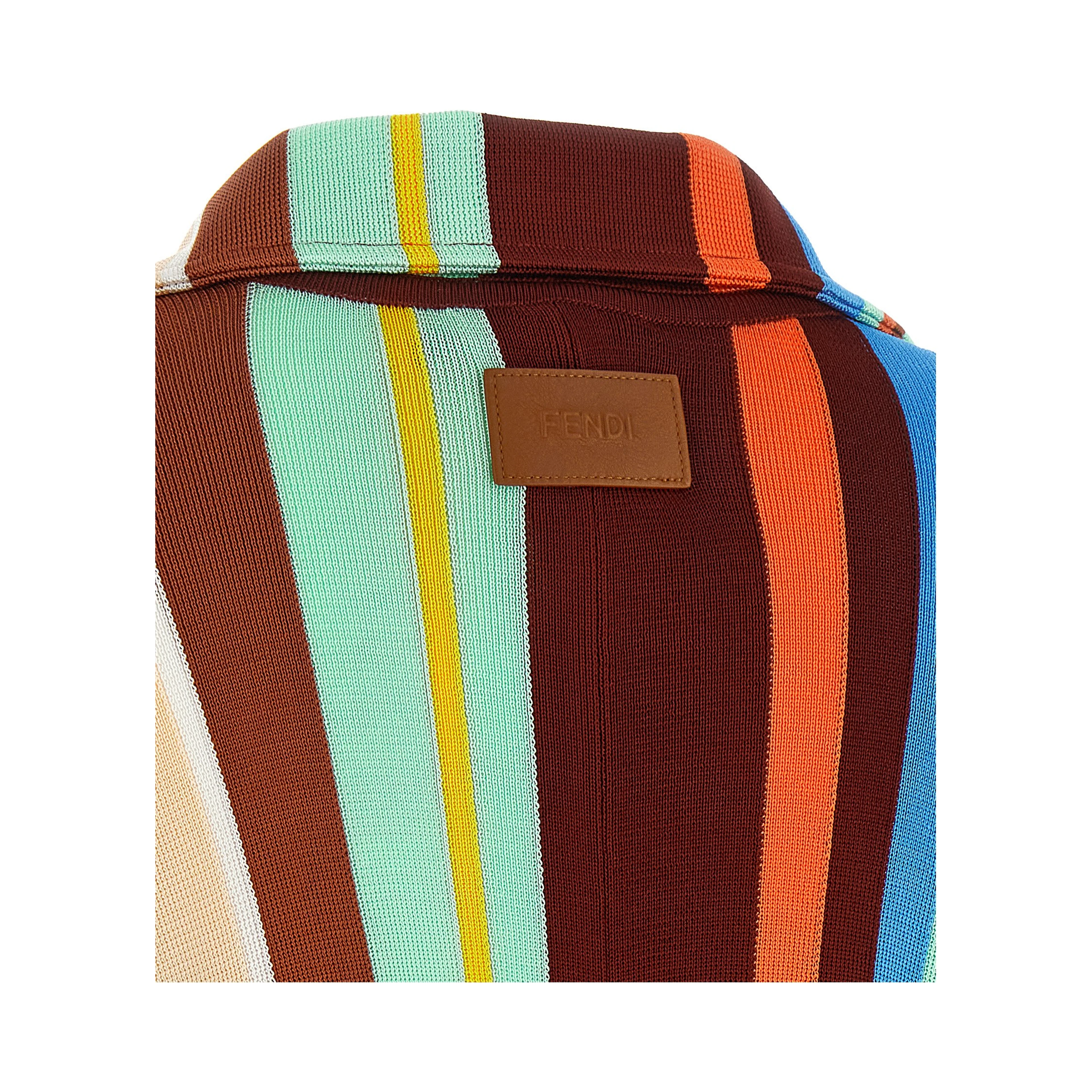 Multicolor Viscose Coat