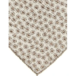 Beige Silk Foulard