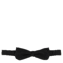 Black Silk Bowtie
