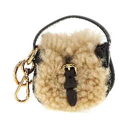 Multicolor Calfskin Keychain