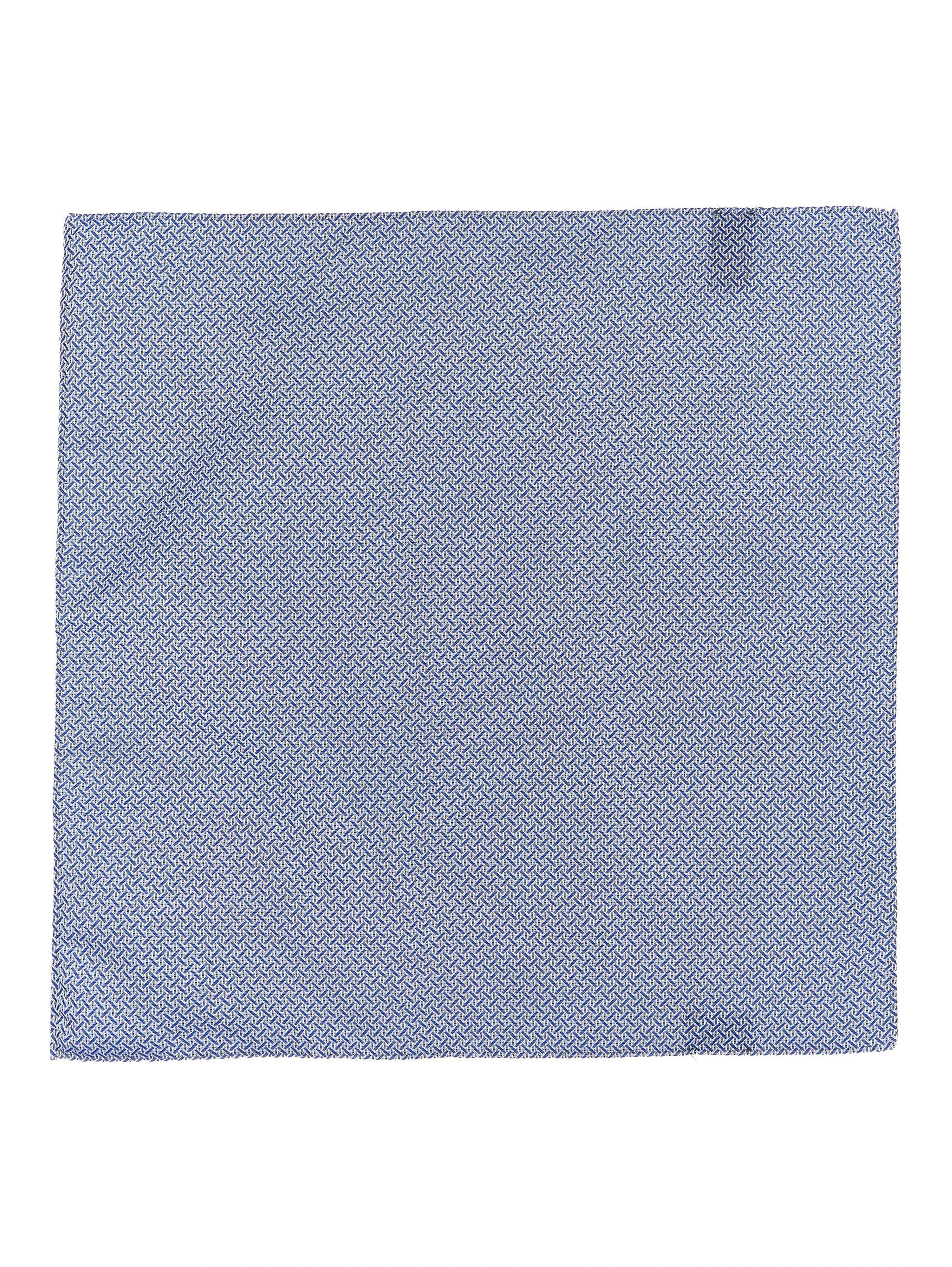 Blue Polyester Pocket Square
