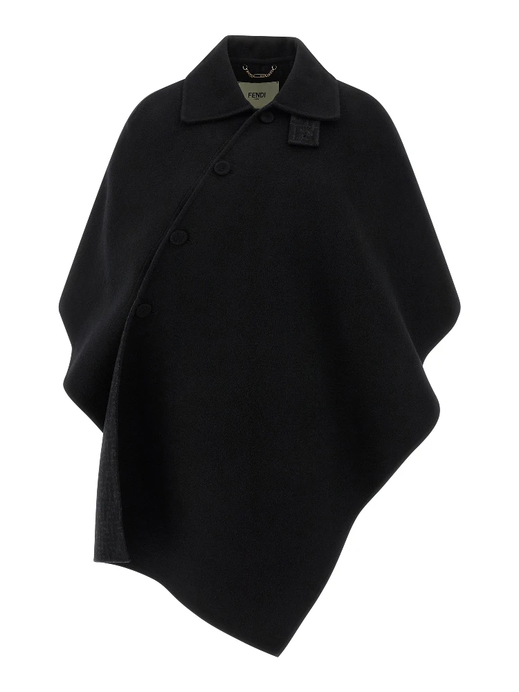 Black Virgin Wool Coat