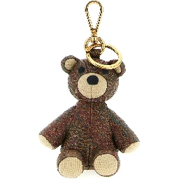 Brown Cotton Keychain