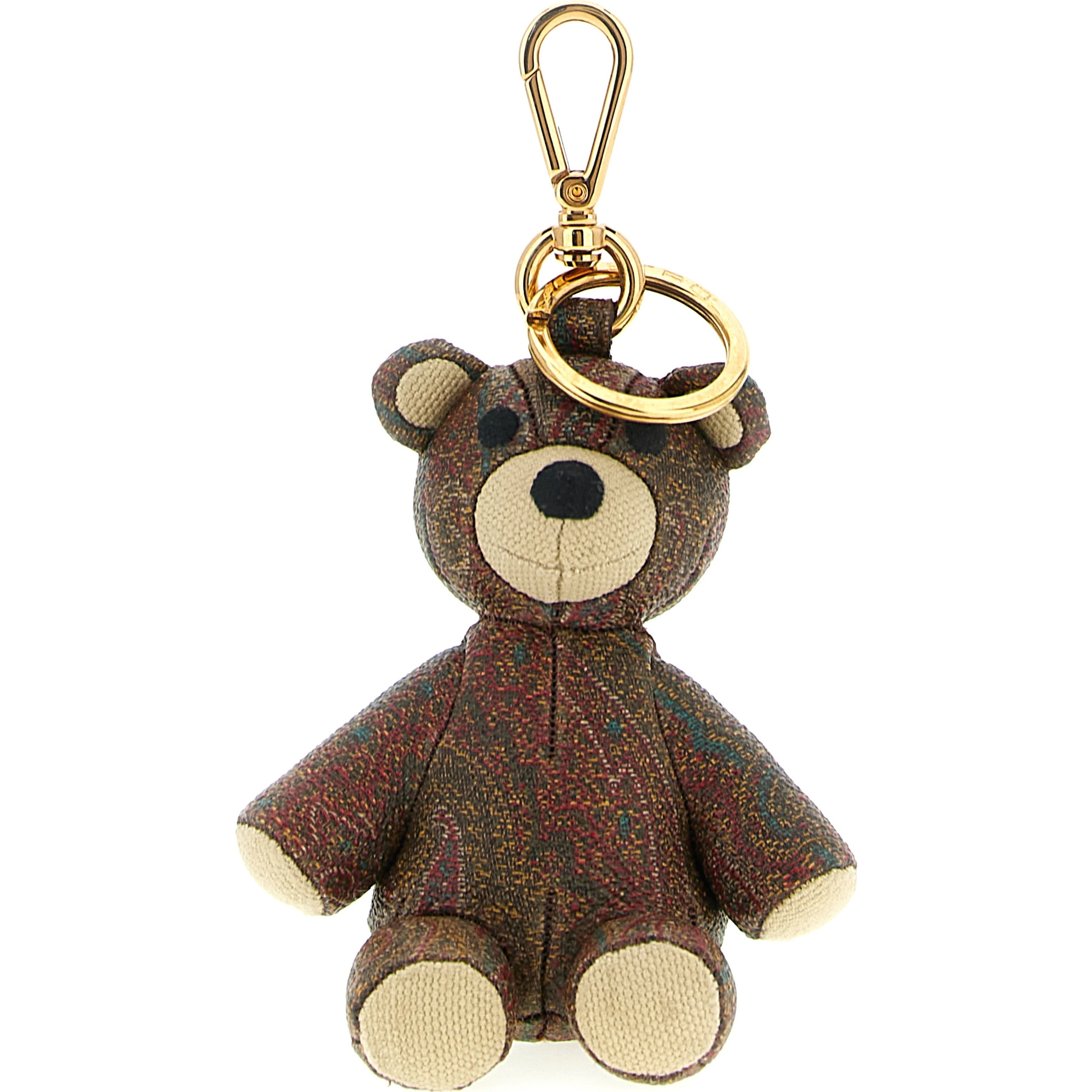 Brown Cotton Keychain