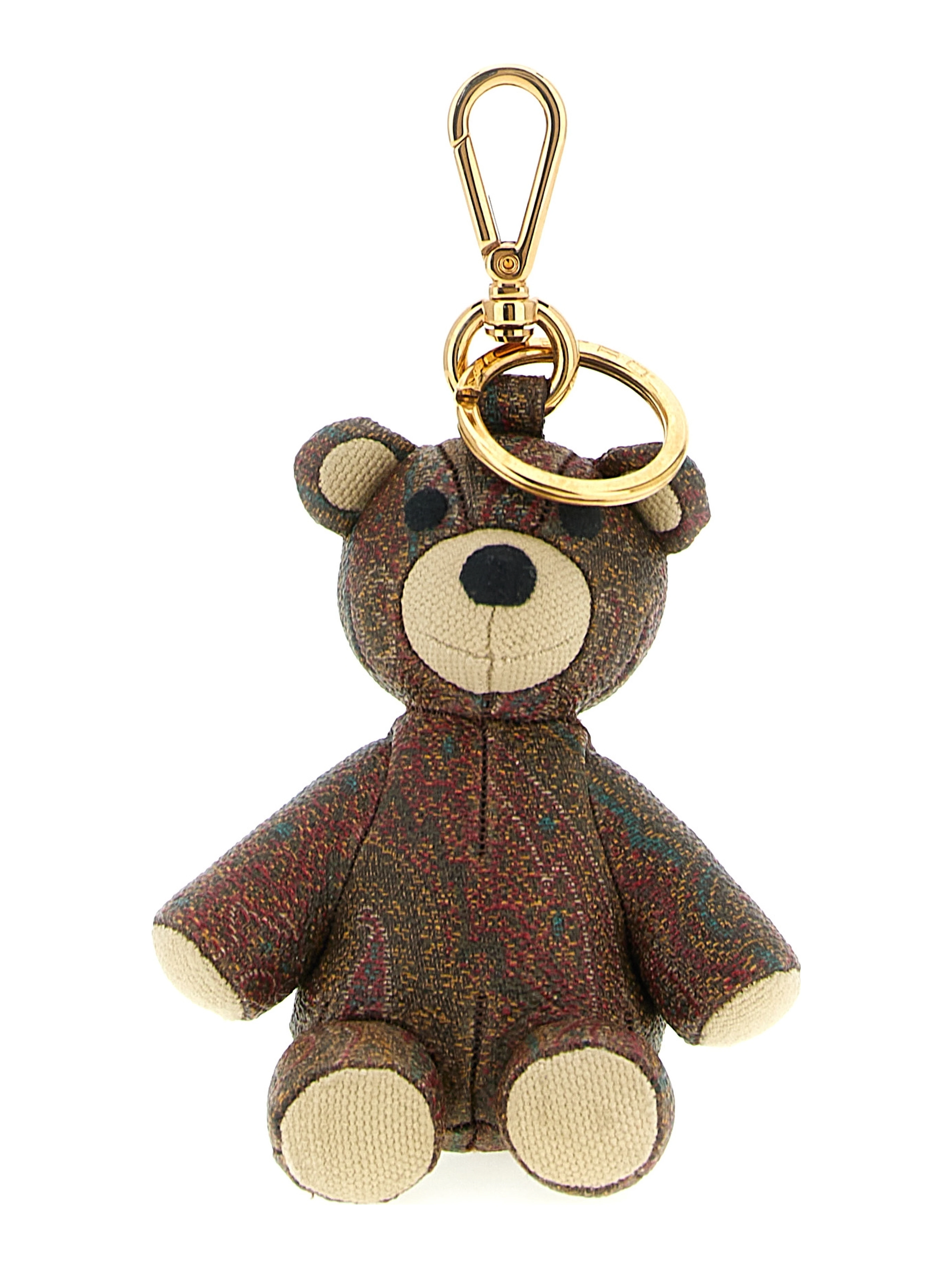Brown Cotton Keychain
