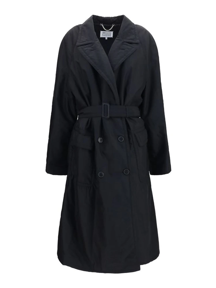 Black Wool Oves Aries Coat