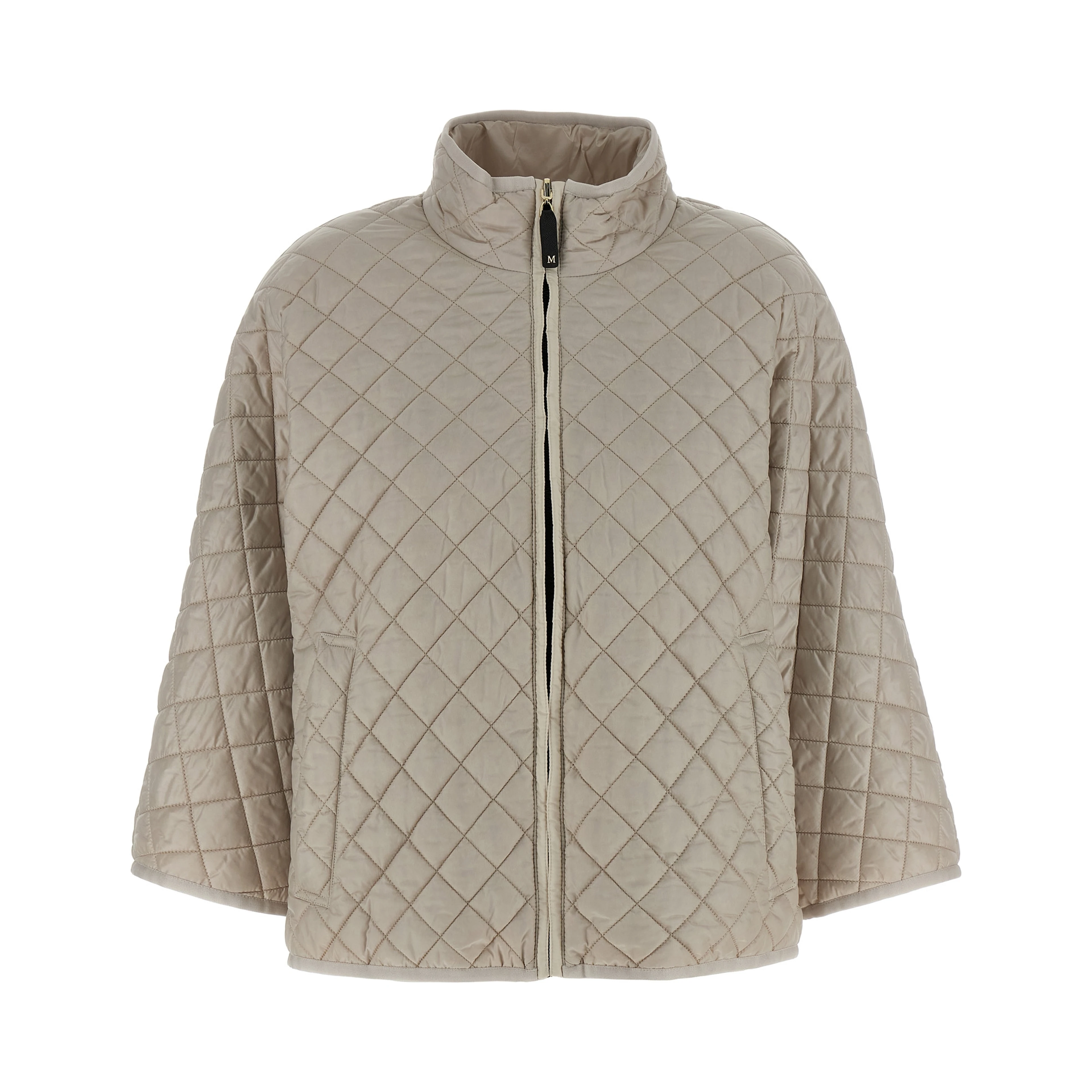 Gray Polyester Coat
