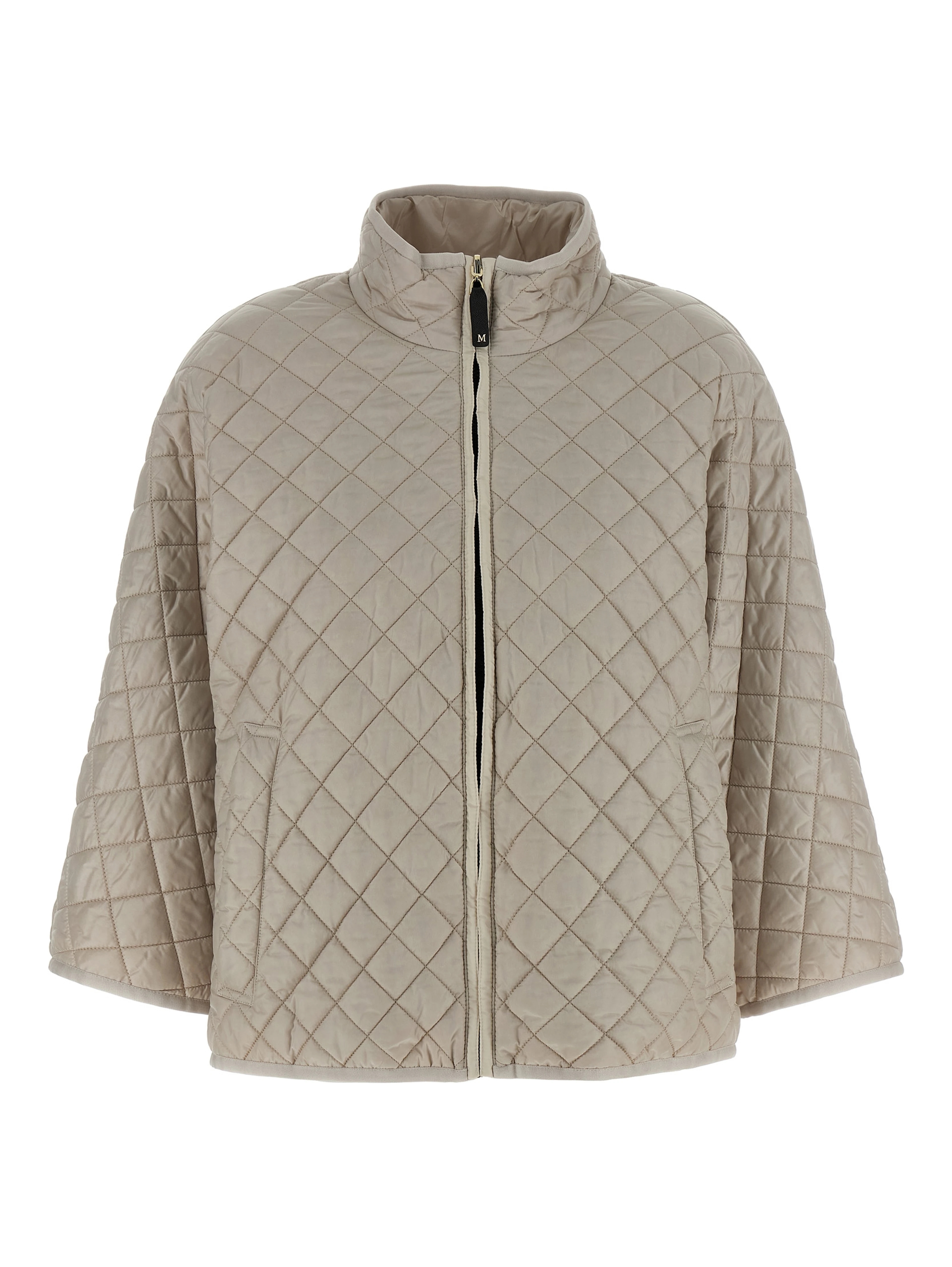 Gray Polyester Coat