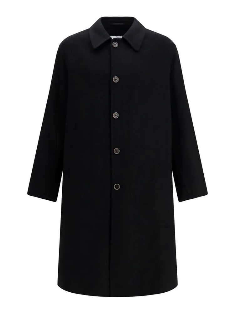 Black Wool Oves Aries Coat