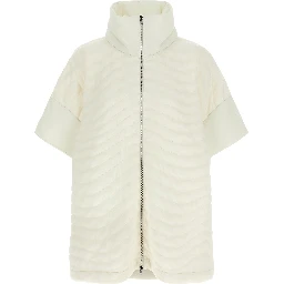 White Polyester Coat