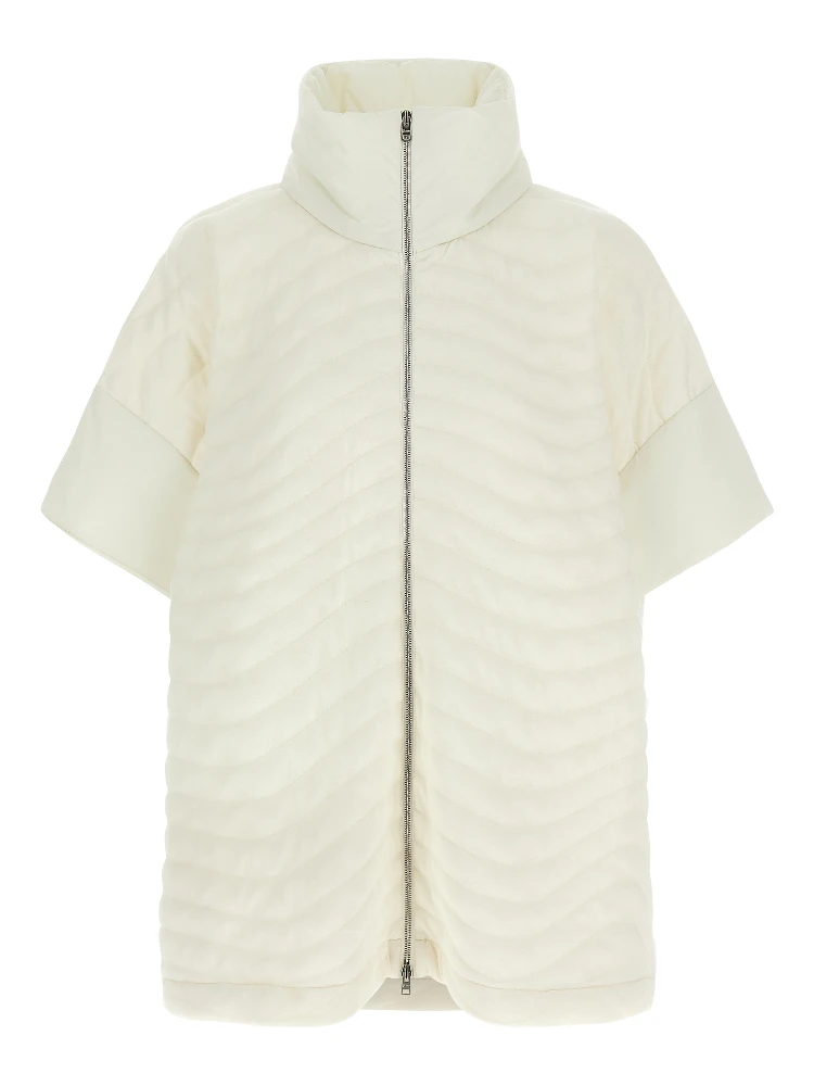 White Polyester Coat