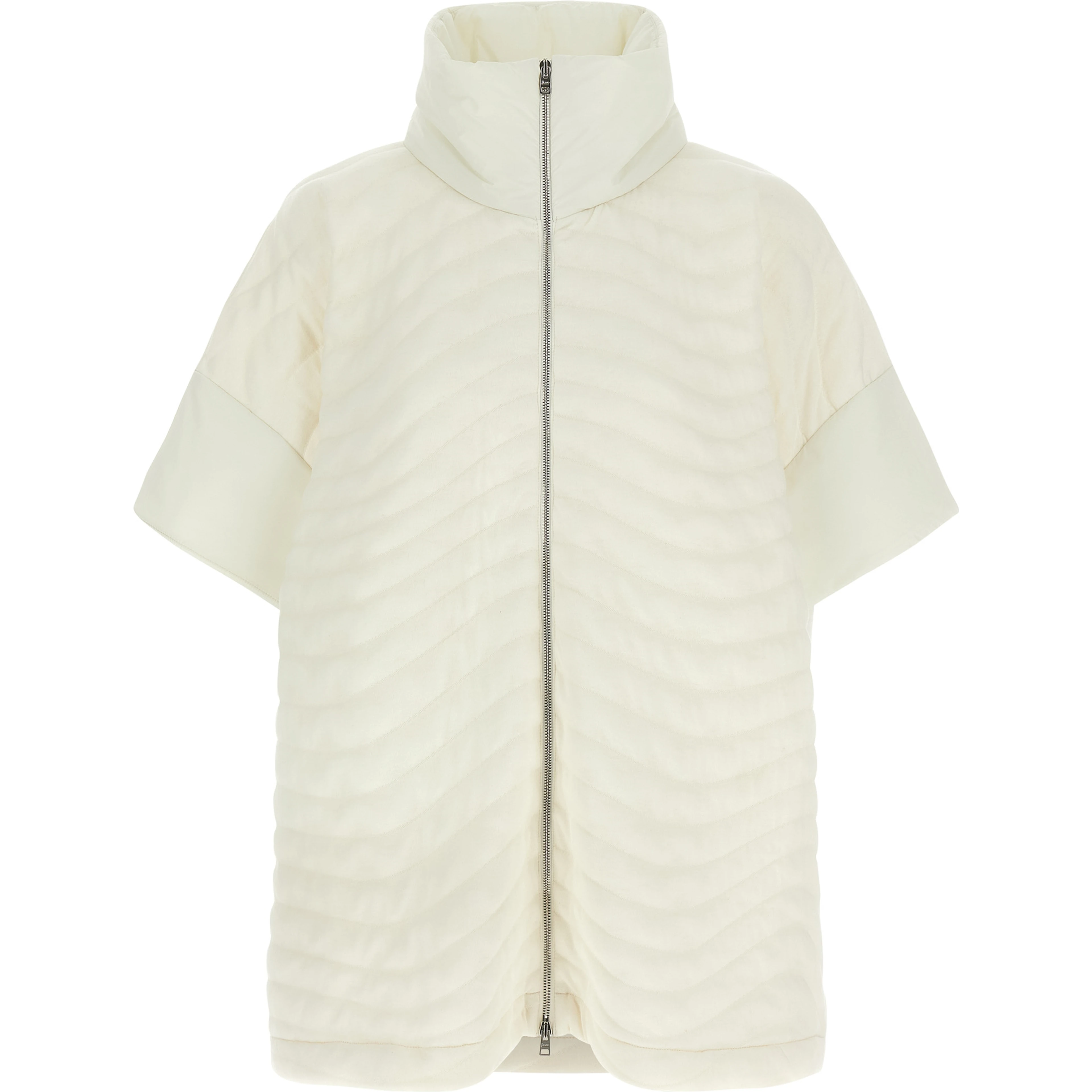 White Polyester Coat