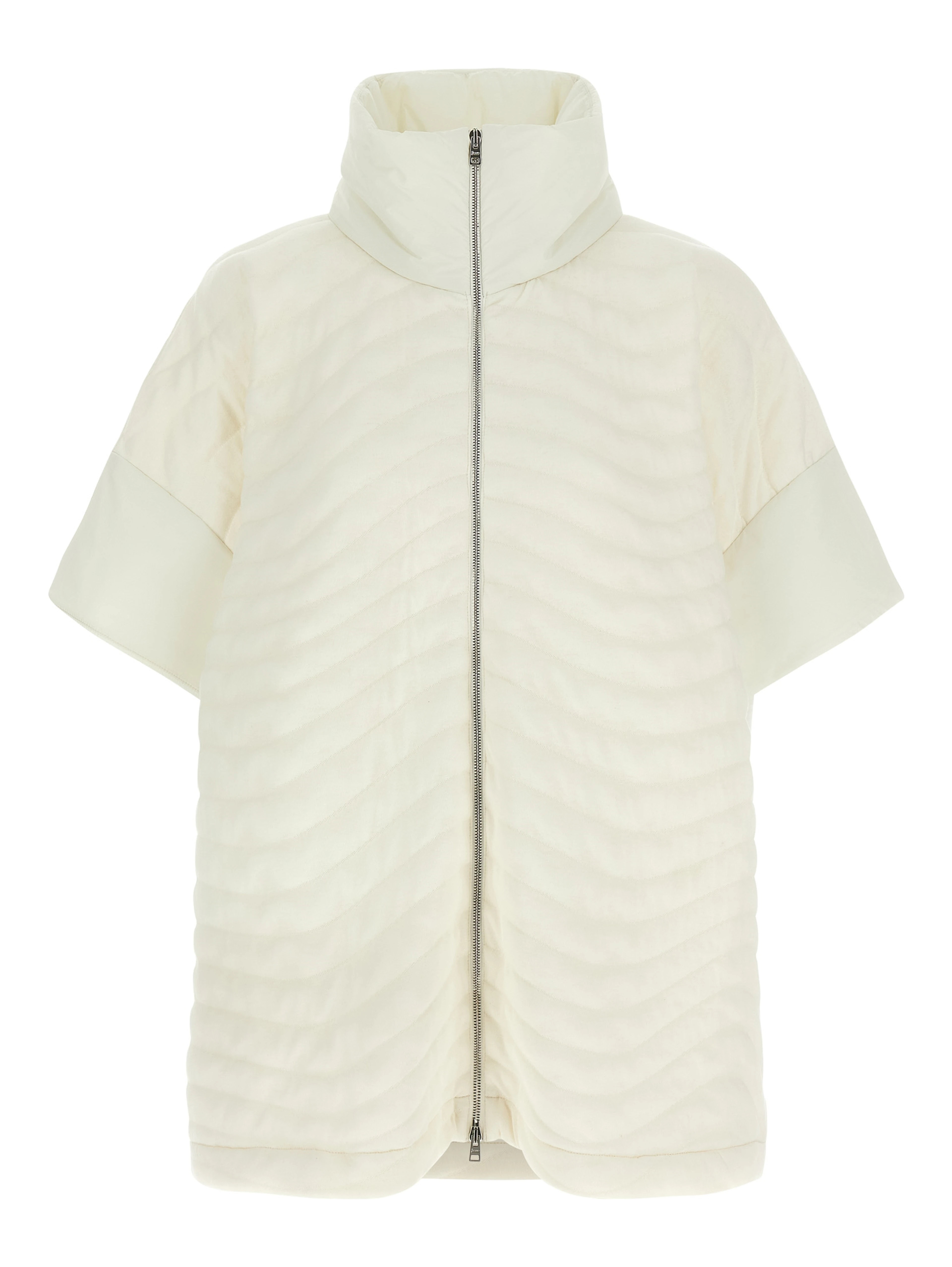 White Polyester Coat