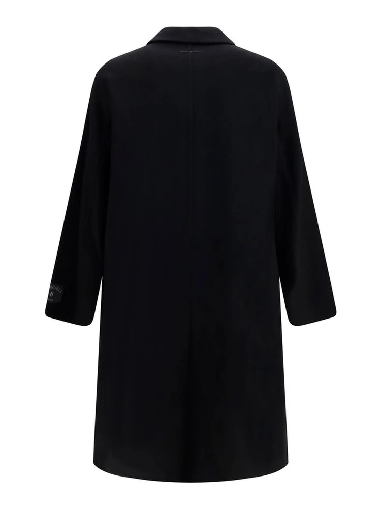 Black Wool Oves Aries Coat alternative