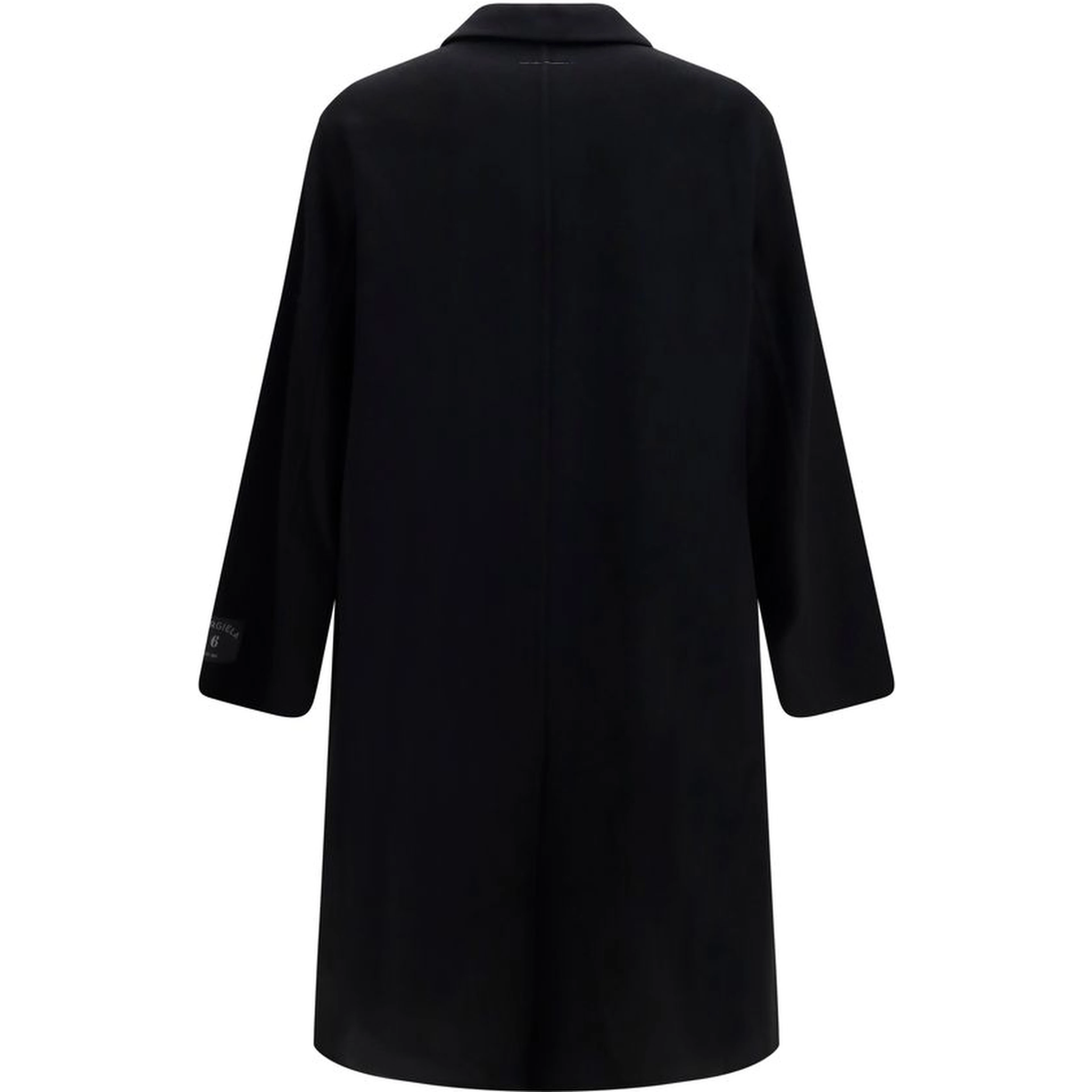 Black Wool Oves Aries Coat