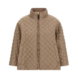 Beige Polyester Coat