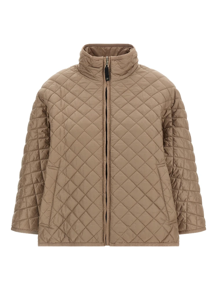Beige Polyester Coat
