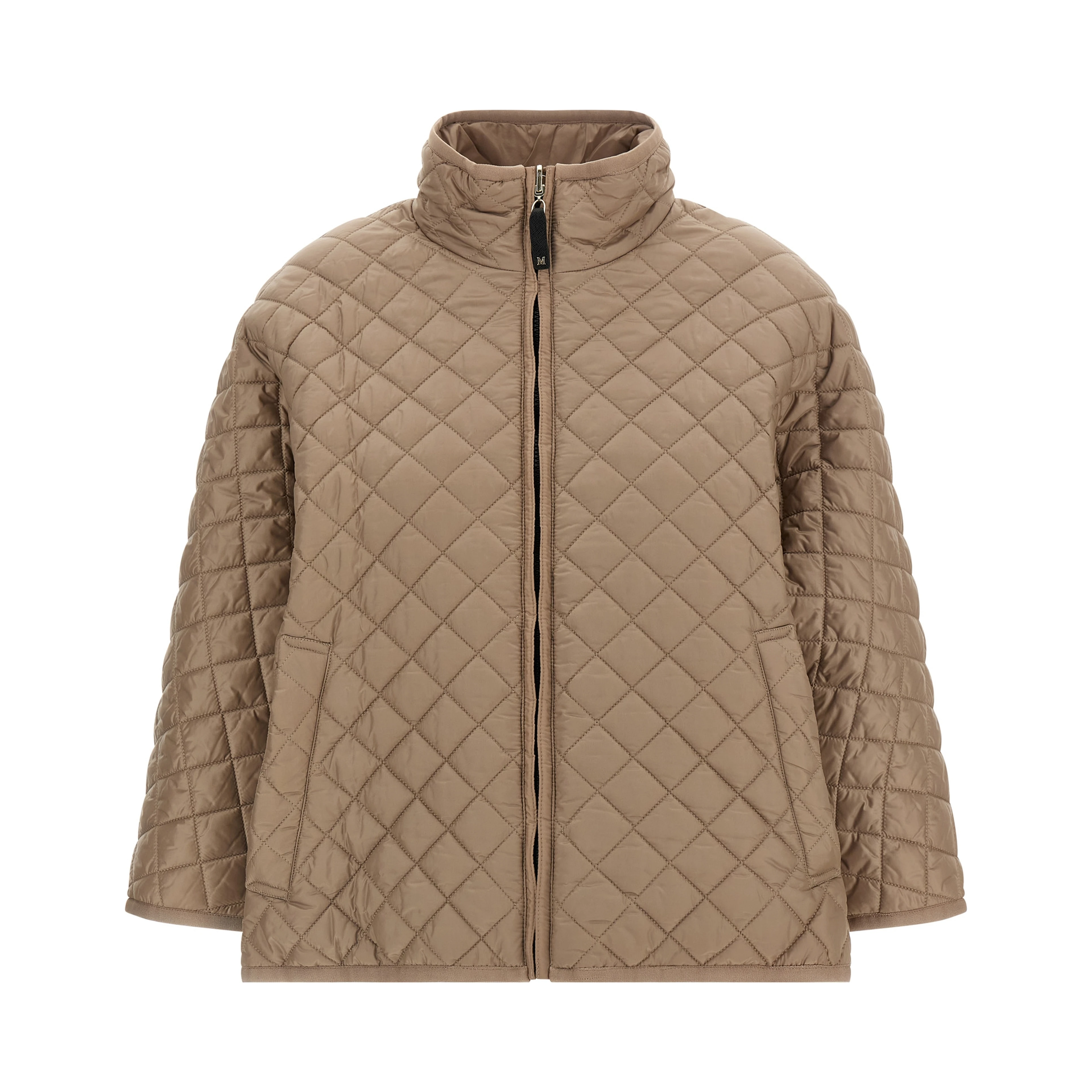 Beige Polyester Coat