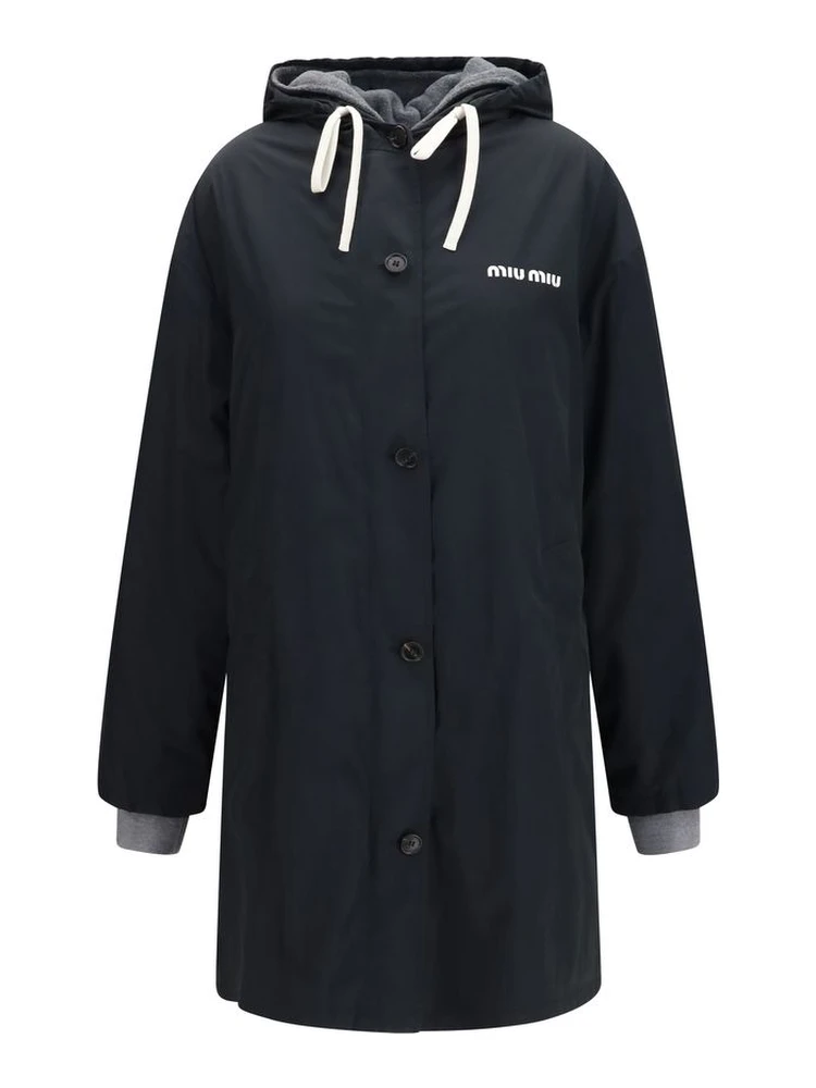 Black Cotton Coat