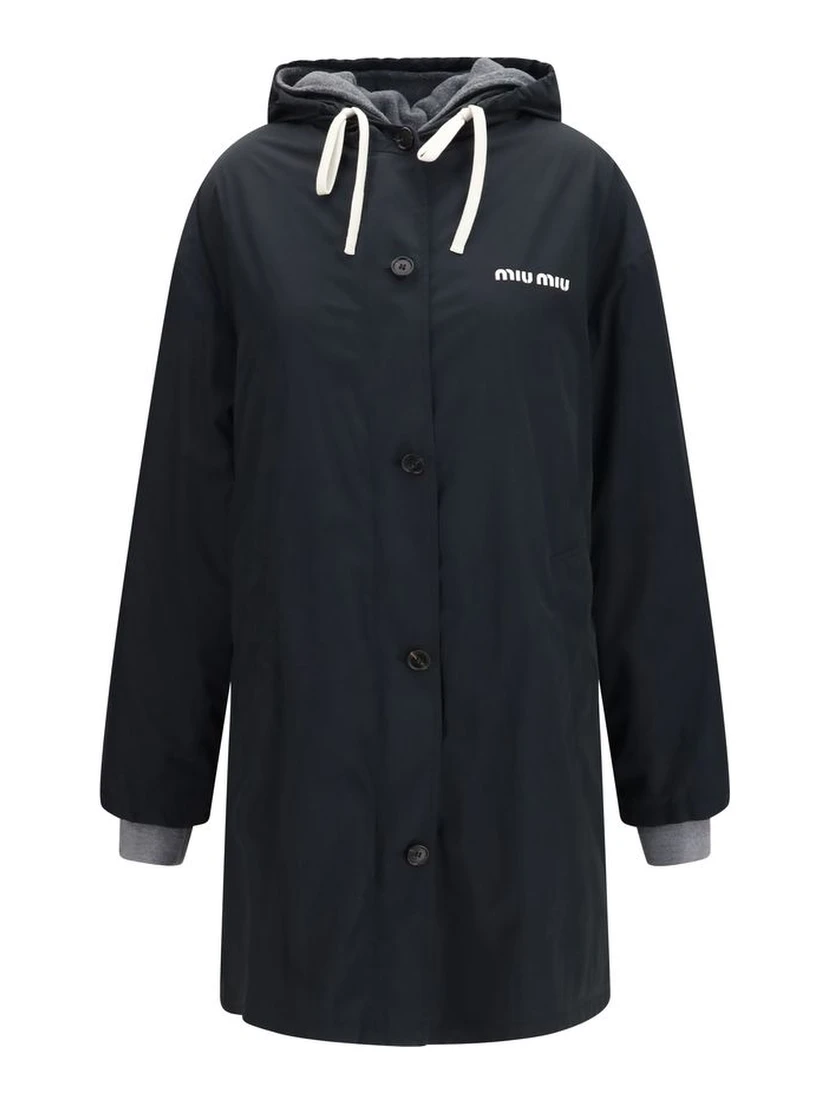 Black Cotton Coat