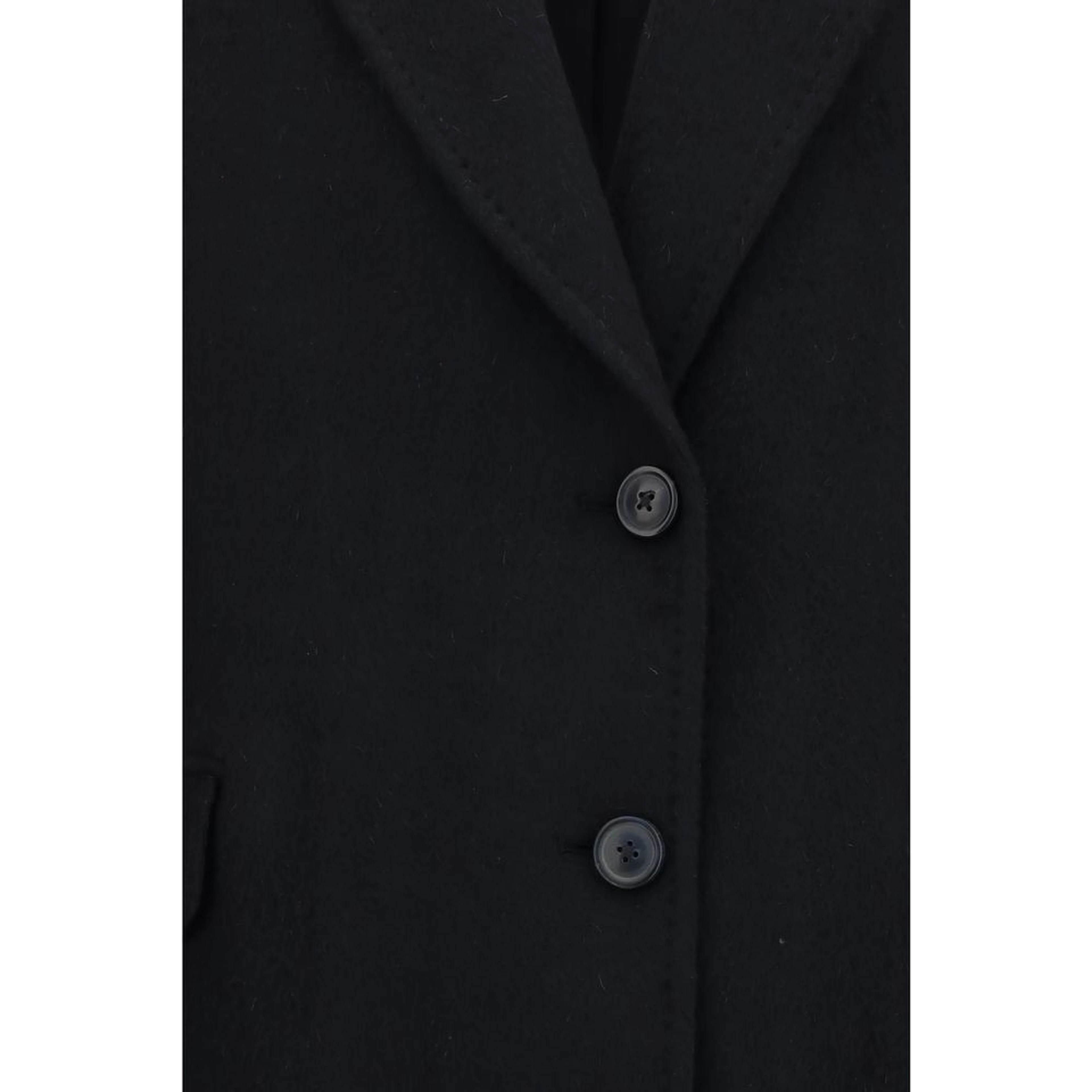 Black Mohair Coat