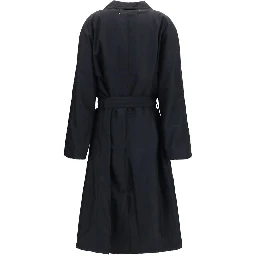 Black Wool Oves Aries Coat