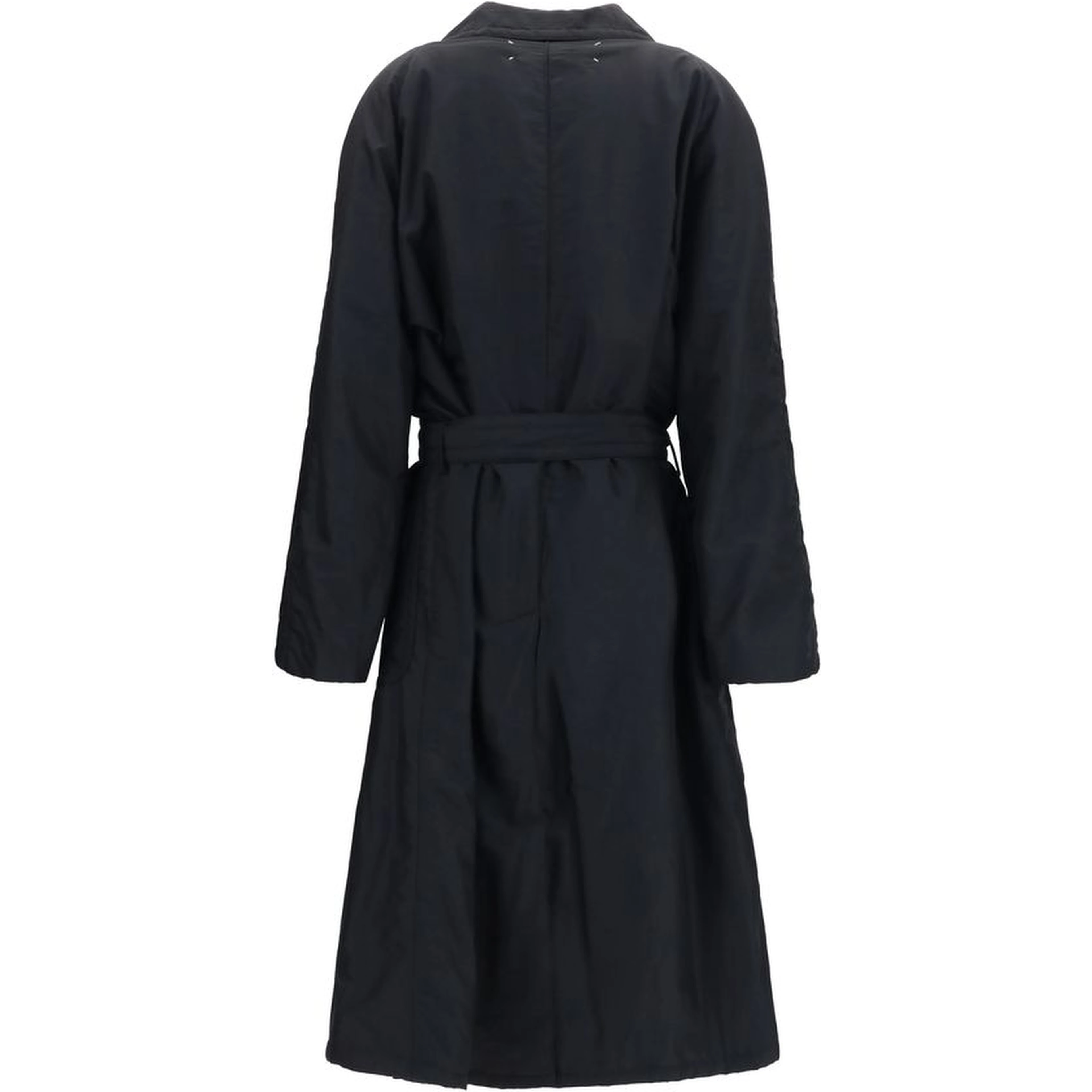 Black Wool Oves Aries Coat