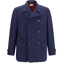 Blue Wool Oves Aries Coat