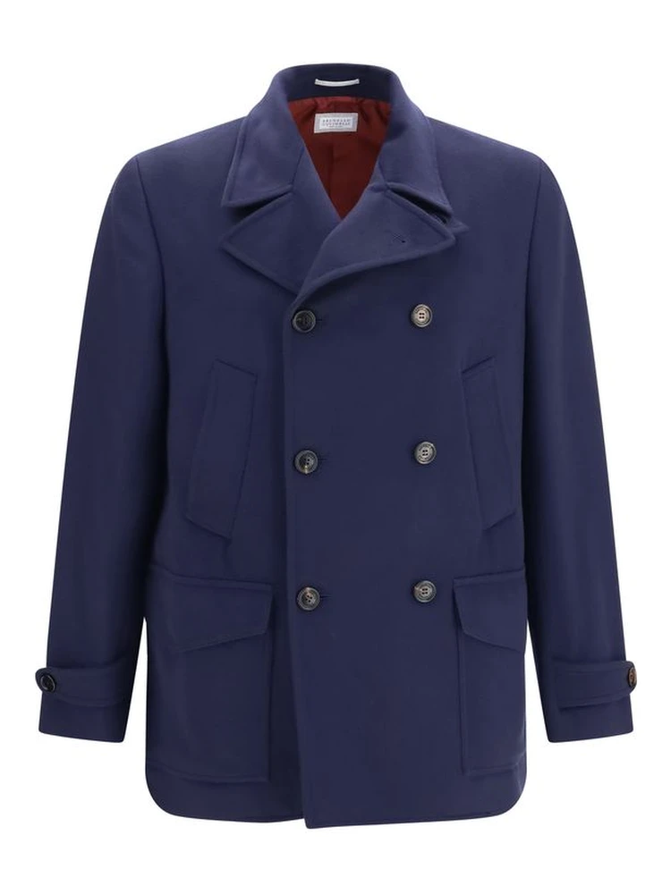 Blue Wool Oves Aries Coat