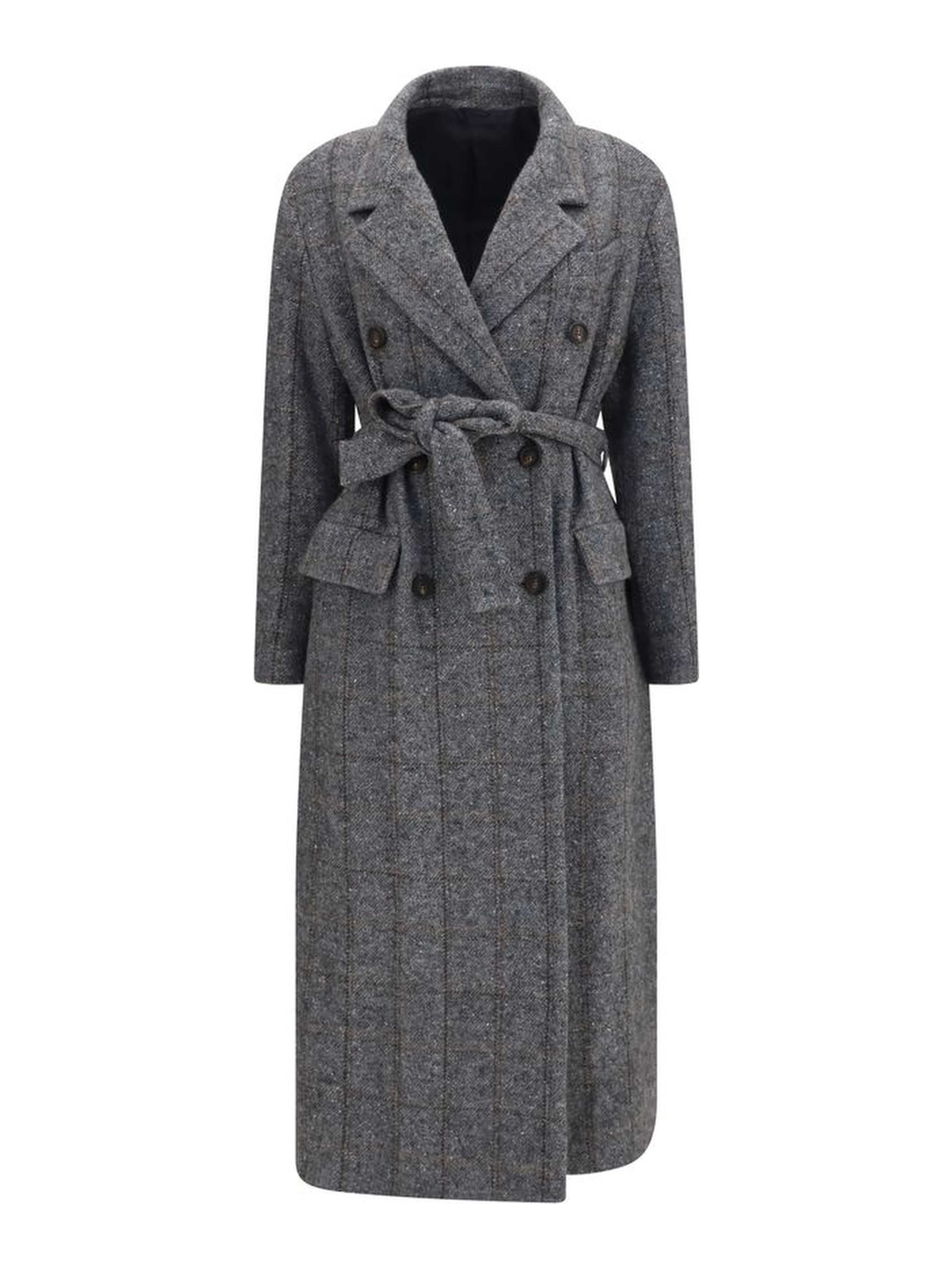 Gray Alpaca Vicugna Pacos Coat