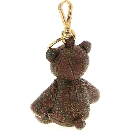 Brown Cotton Keychain