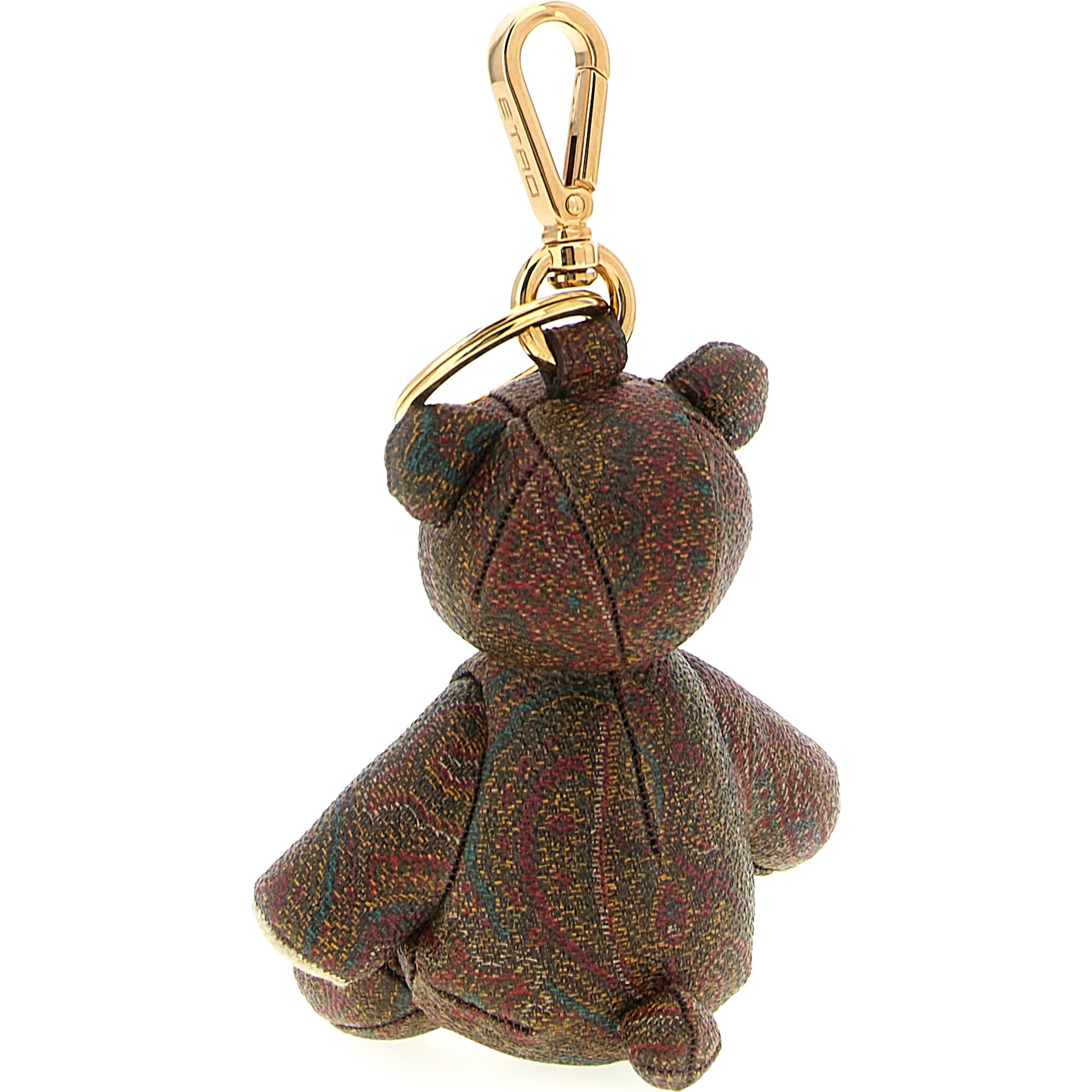 Brown Cotton Keychain