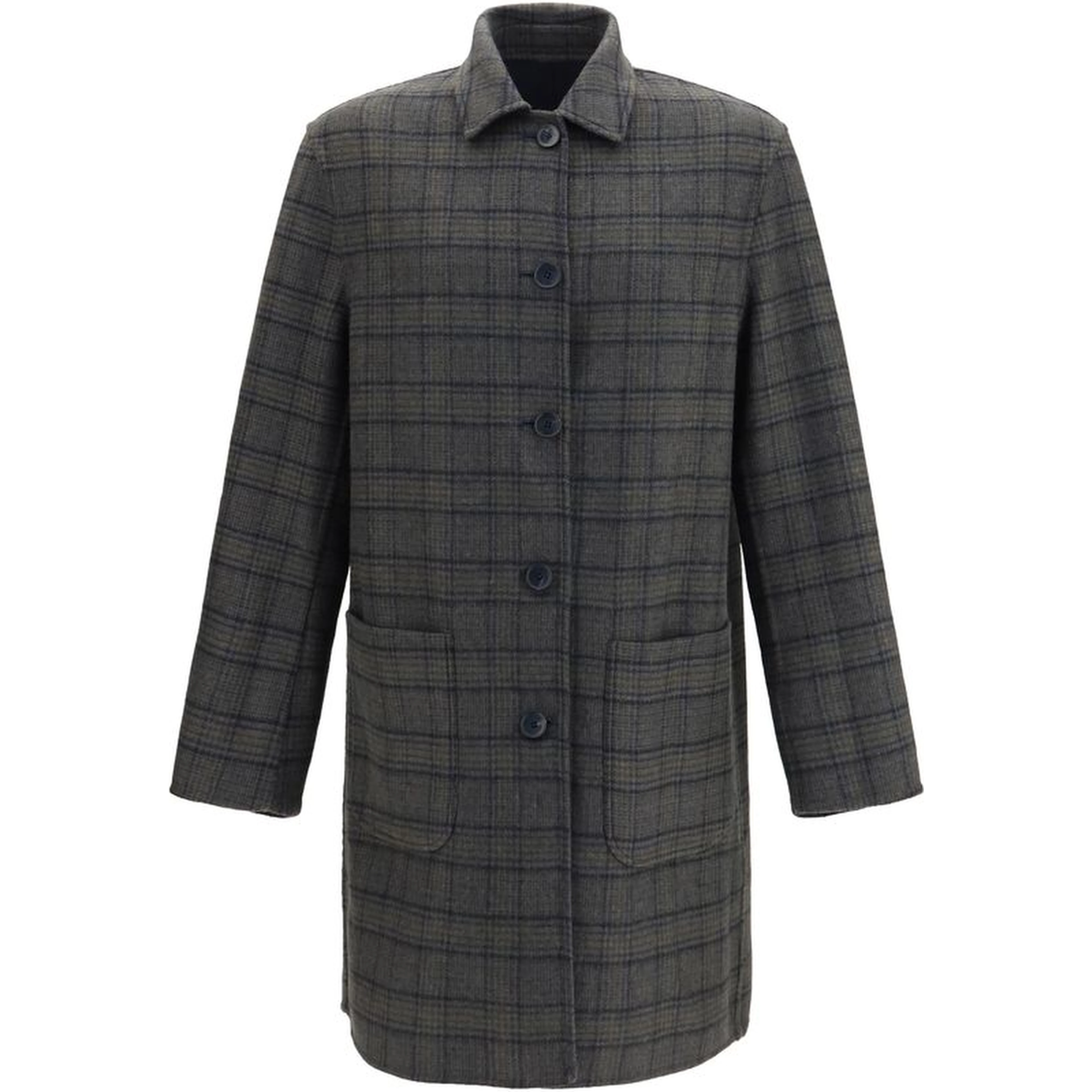 Blue Wool Oves Aries Coat