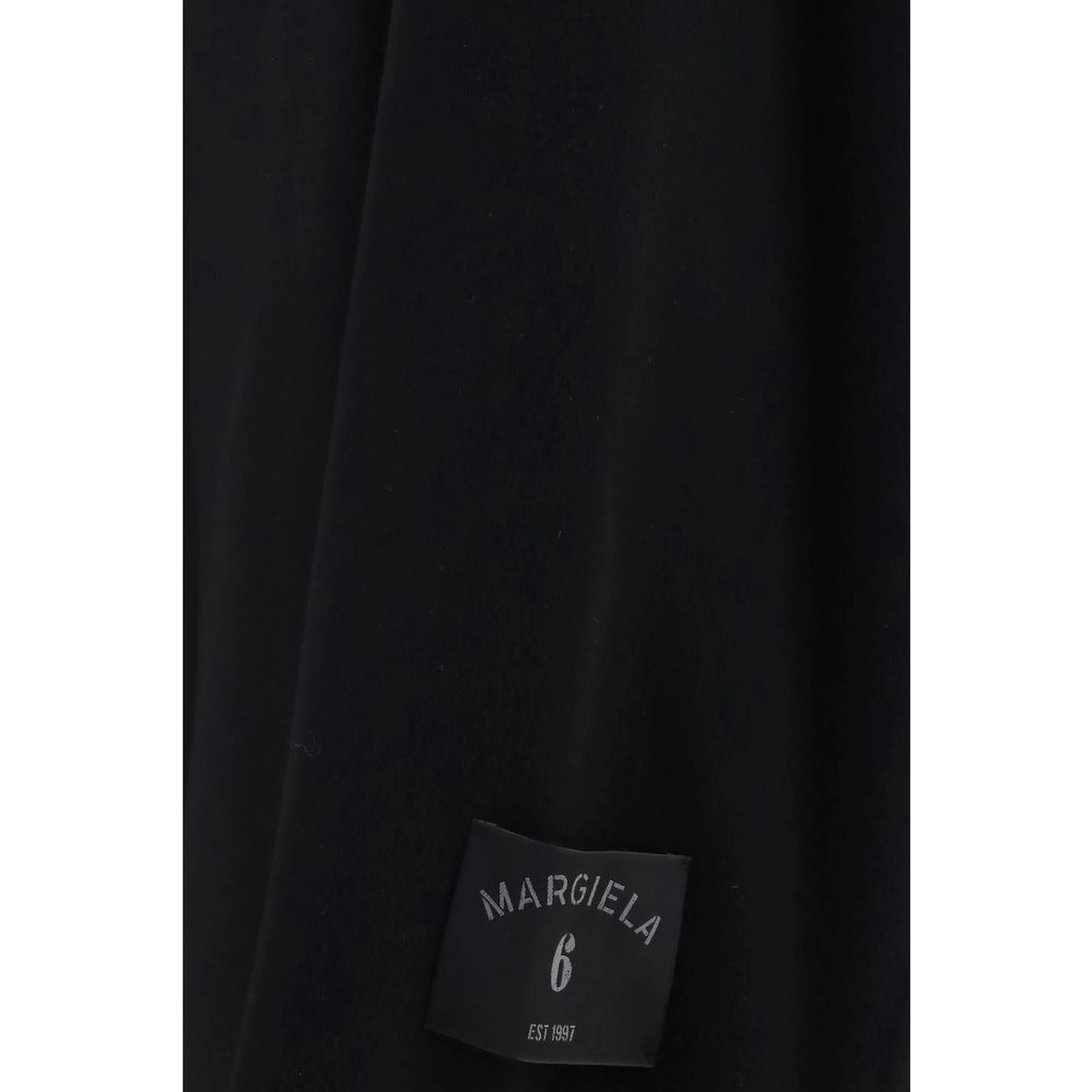Black Wool Oves Aries Coat