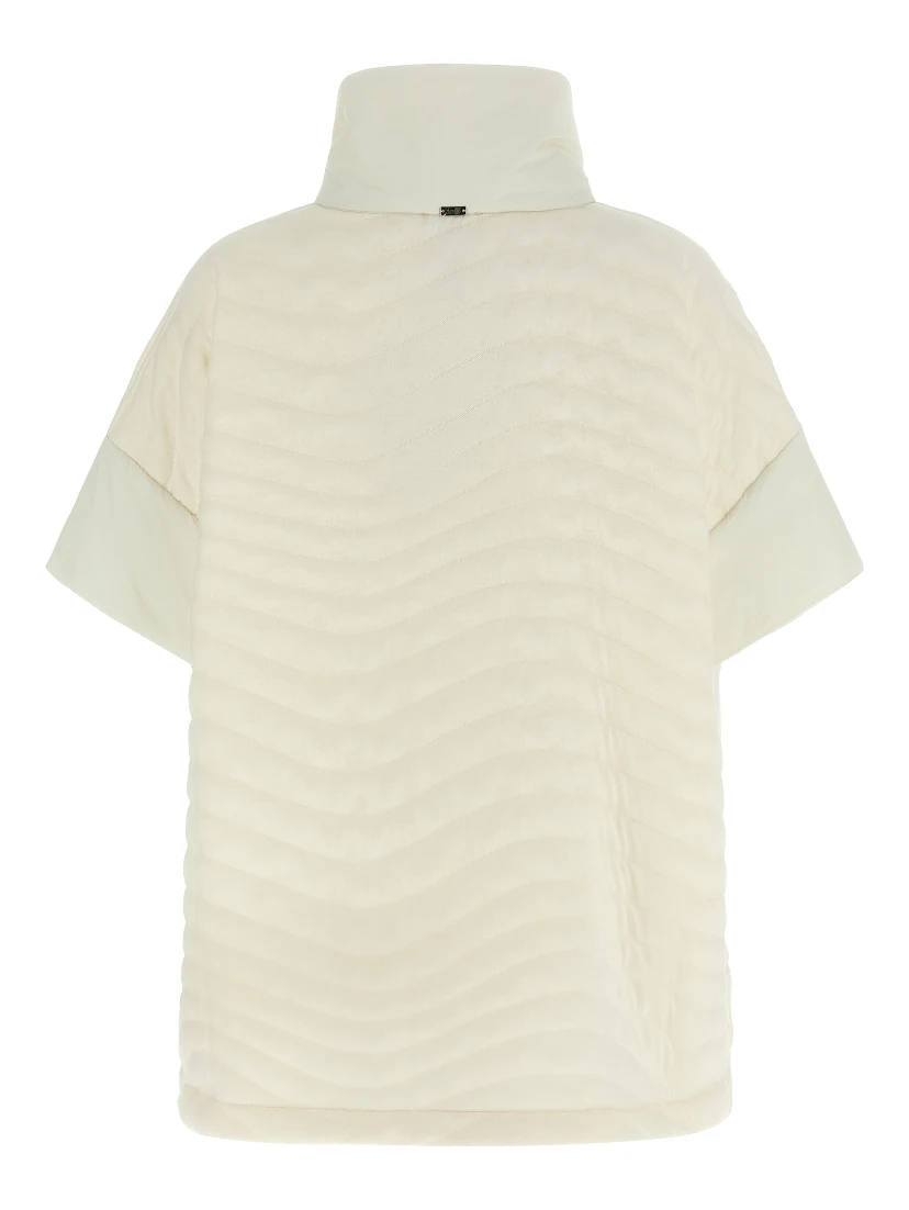 White Polyester Coat