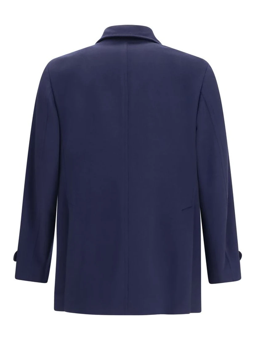Blue Wool Oves Aries Coat