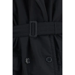 Black Wool Oves Aries Coat