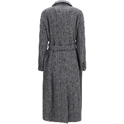 Gray Alpaca Vicugna Pacos Coat