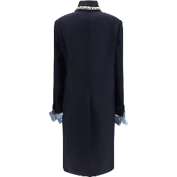 Blue Wool Oves Aries Coat